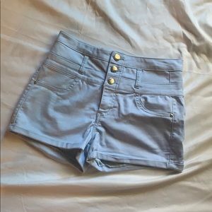 Light blue shorts